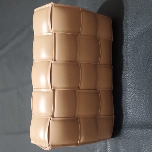 Woven Padded Cassette Crossbody Trend Shoulder Bag for Women Clutch Bag Square - Picture 2 of 5